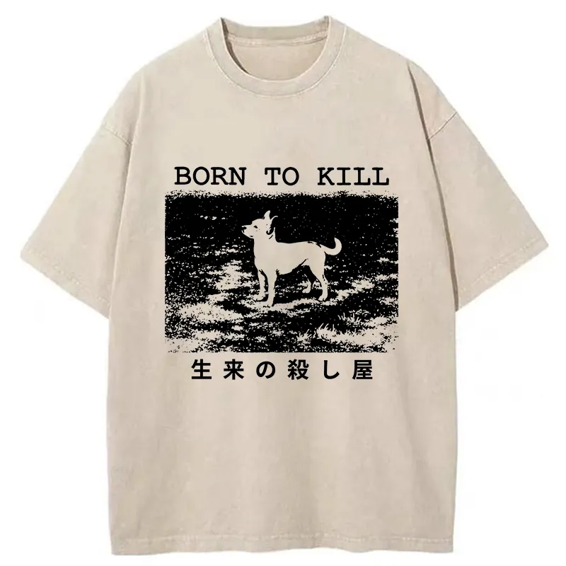 Tokyo-Tiger Chihuahuas Are Natural Killers Washed T-Shirt Sale