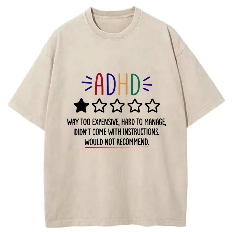 Tokyo-Tiger Evaluate ADHD Washed T-Shirt