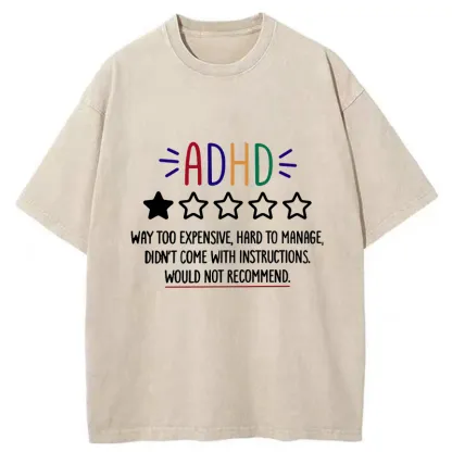 Tokyo-Tiger Evaluate ADHD Washed T-Shirt