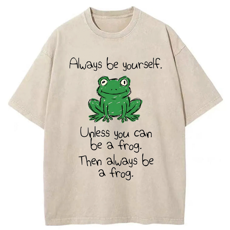 Tokyo-Tiger You Can Also Be A Frog Washed T-Shirt