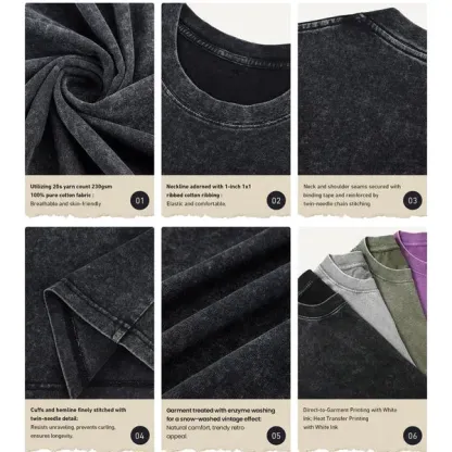 Tokyo-Tiger Happy New Year Fire Horse Washed T-Shirt