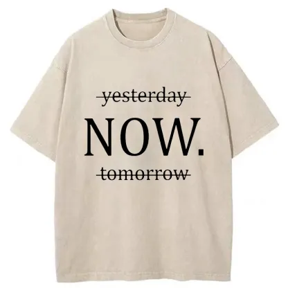 Tokyo-Tiger Cherish The Present Washed T-Shirt