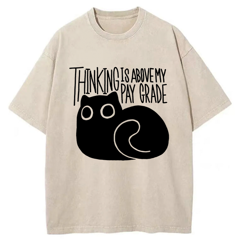 Tokyo-Tiger Thinking Crash Cat Washed T-Shirt