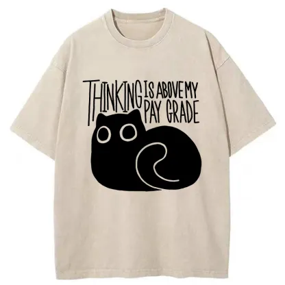 Tokyo-Tiger Thinking Crash Cat Washed T-Shirt