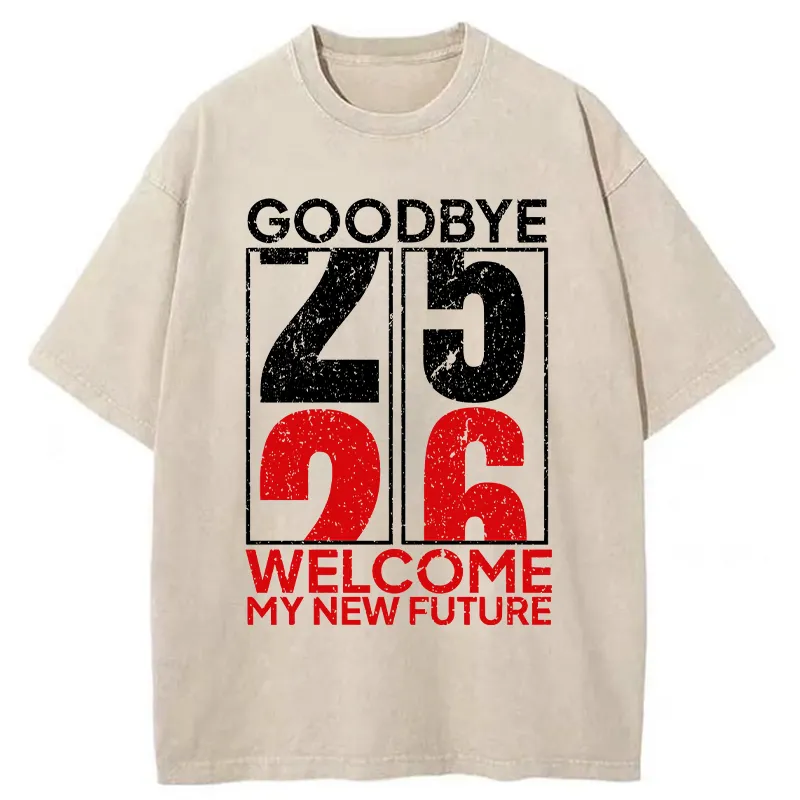 Tokyo-Tiger Welcome To 2026 Washed T-Shirt Sale