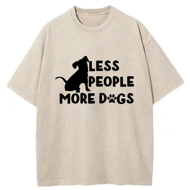Tokyo-Tiger Fewer People More Dogs Washed T-Shirt
