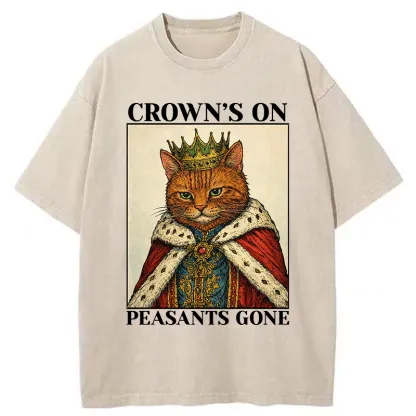 Tokyo-Tiger Today I Am My Own King Washed T-Shirt
