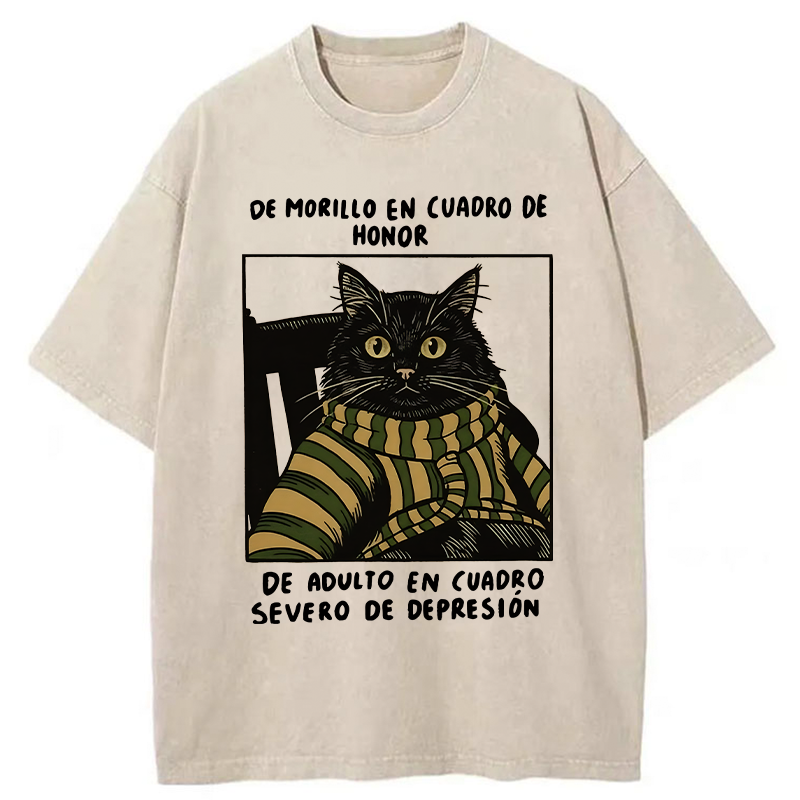 Tokyo-Tiger Life Of Contrast Washed T-Shirt