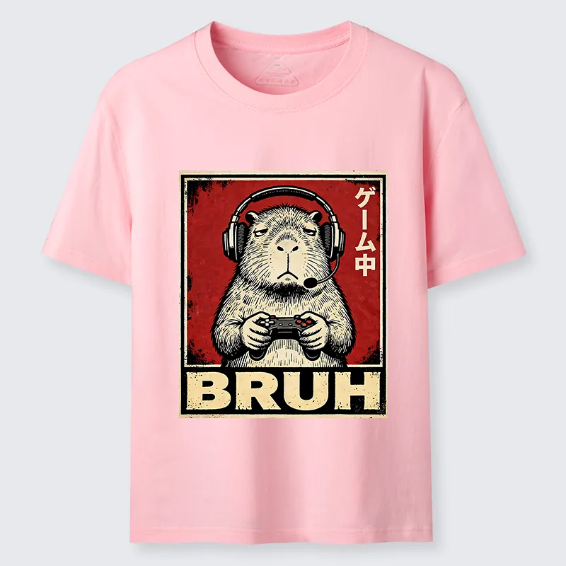 Tokyo-Tiger Funny Capybara Playing Games Classic T-Shirt