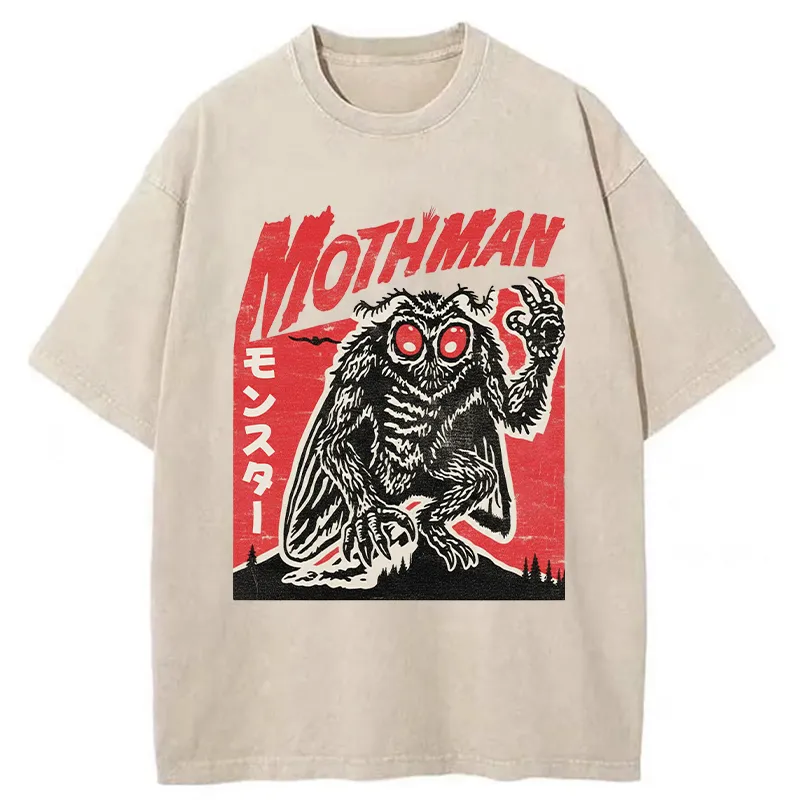 Tokyo-Tiger Retro Mothman Washed T-Shirt