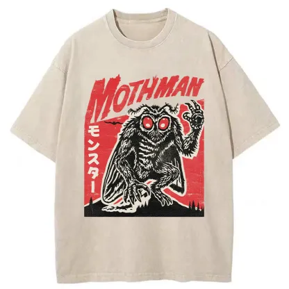 Tokyo-Tiger Retro Mothman Washed T-Shirt