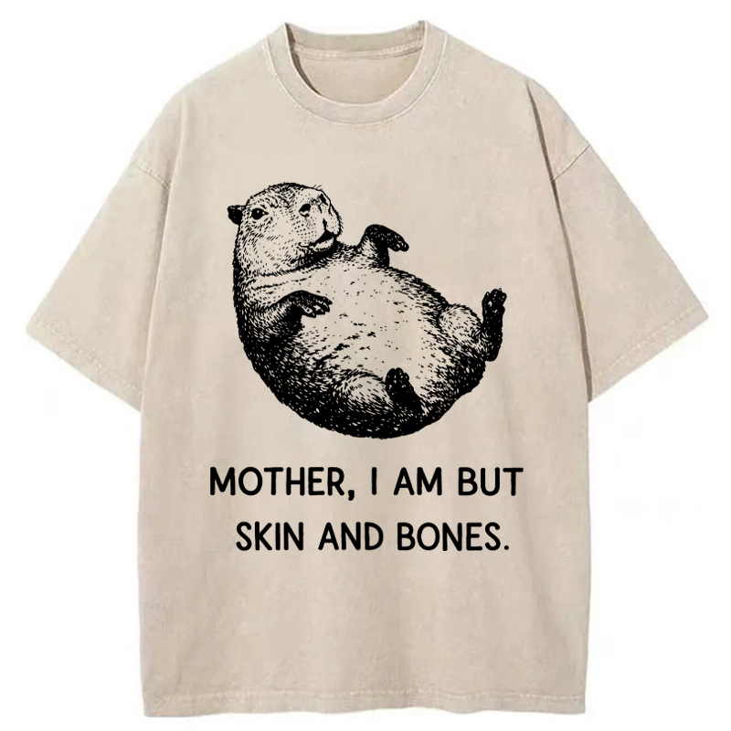 Tokyo-Tiger Built Different (Mostly Round) Washed T-Shirt