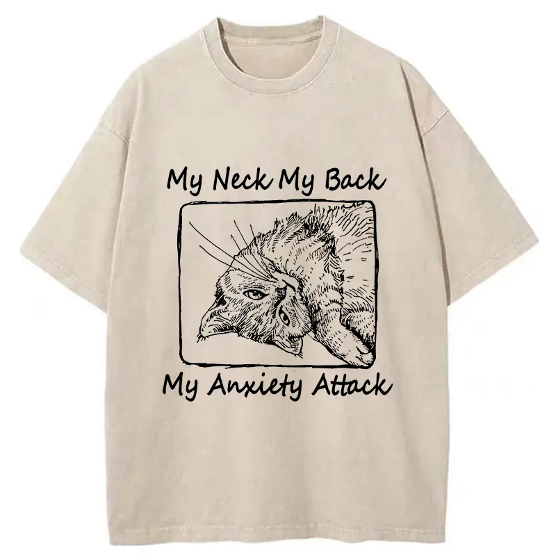 Tokyo-Tiger Cat That Has Lost All Will To Live Washed T-Shirt Sale