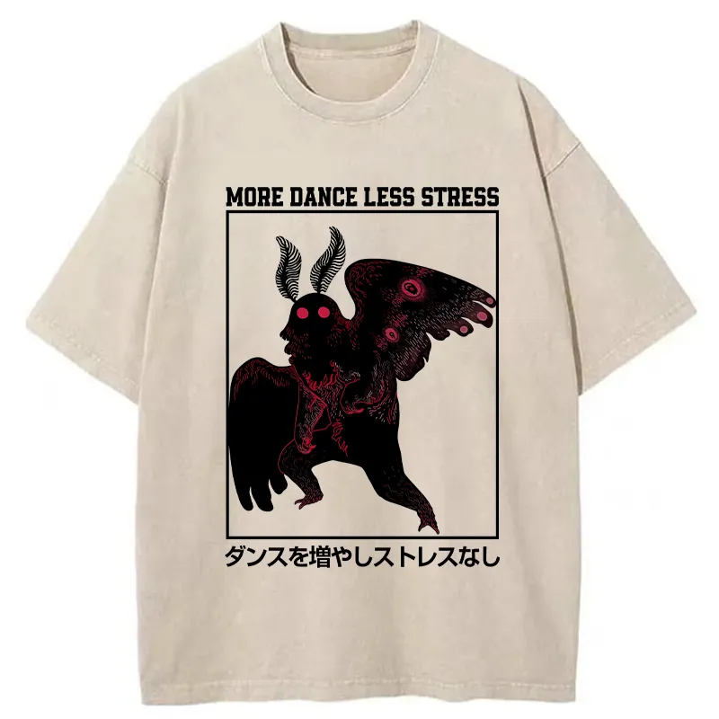 Tokyo-Tiger More Dance Less Stress Washed T-Shirt