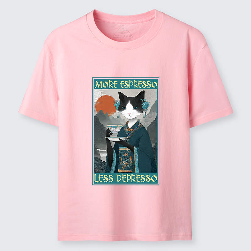 Tokyo-Tiger The Zen Barista Cat Classic T-Shirt