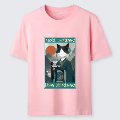 Tokyo-Tiger The Zen Barista Cat Classic T-Shirt