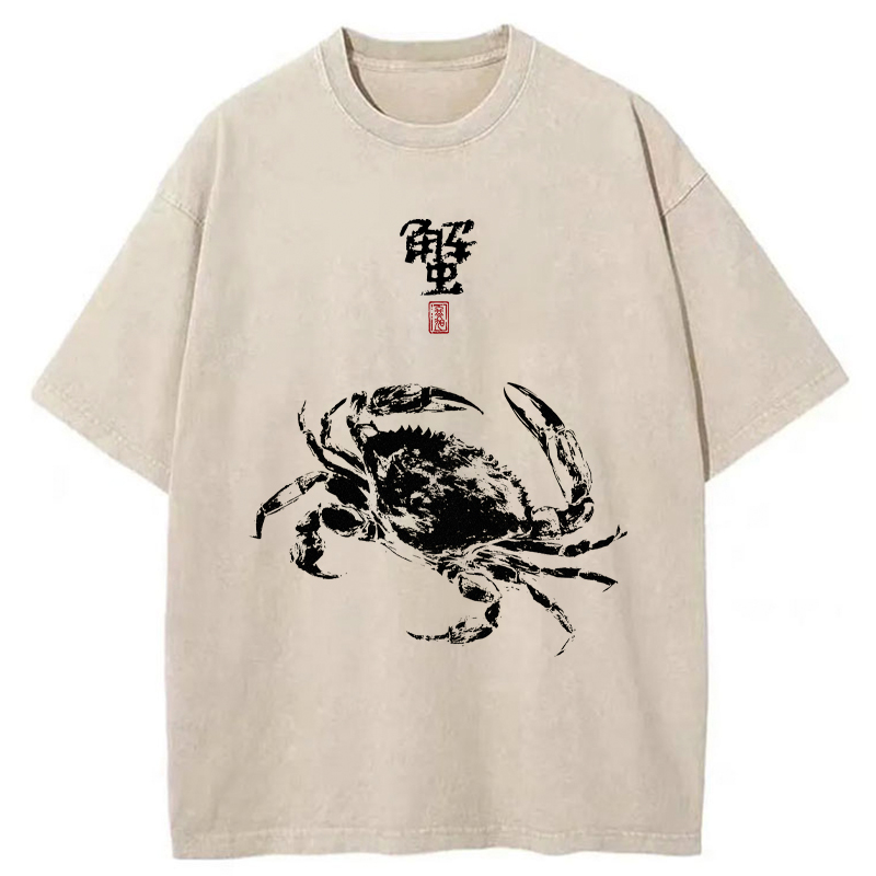 Tokyo-Tiger The Kani Washed T-Shirt