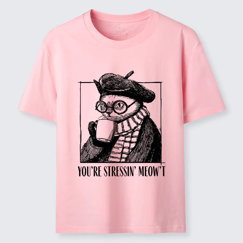 Tokyo-Tiger Cat Café：Sip, Don’t Stress Classic T-Shirt