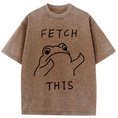 Tokyo-Tiger Fetch This Frog Washed T-Shirt