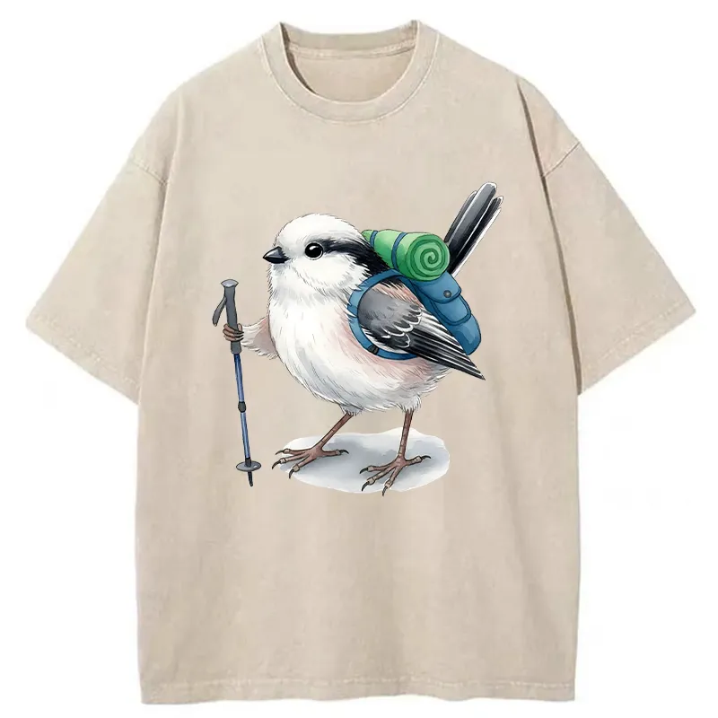 Tokyo-Tiger Traveling Titmouse Washed T-Shirt