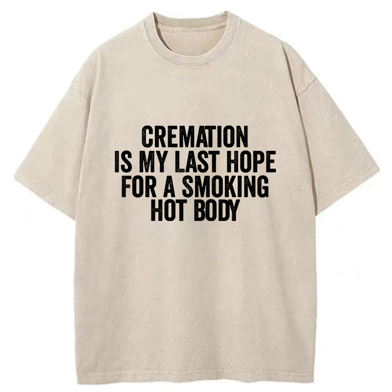 Tokyo-Tiger The Last Hope For Weight Loss Washed T-Shirt