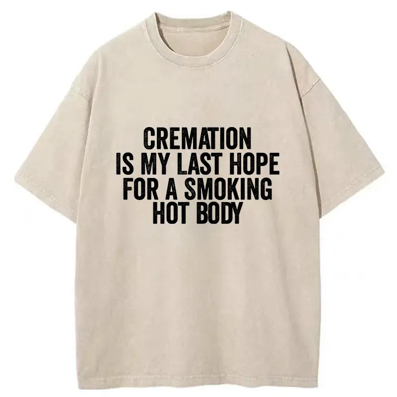 Tokyo-Tiger The Last Hope For Weight Loss Washed T-Shirt