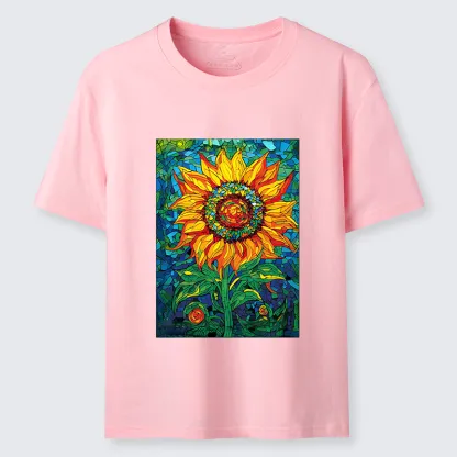 Tokyo-Tiger Colorful Art Sunflower Classic T-Shirt