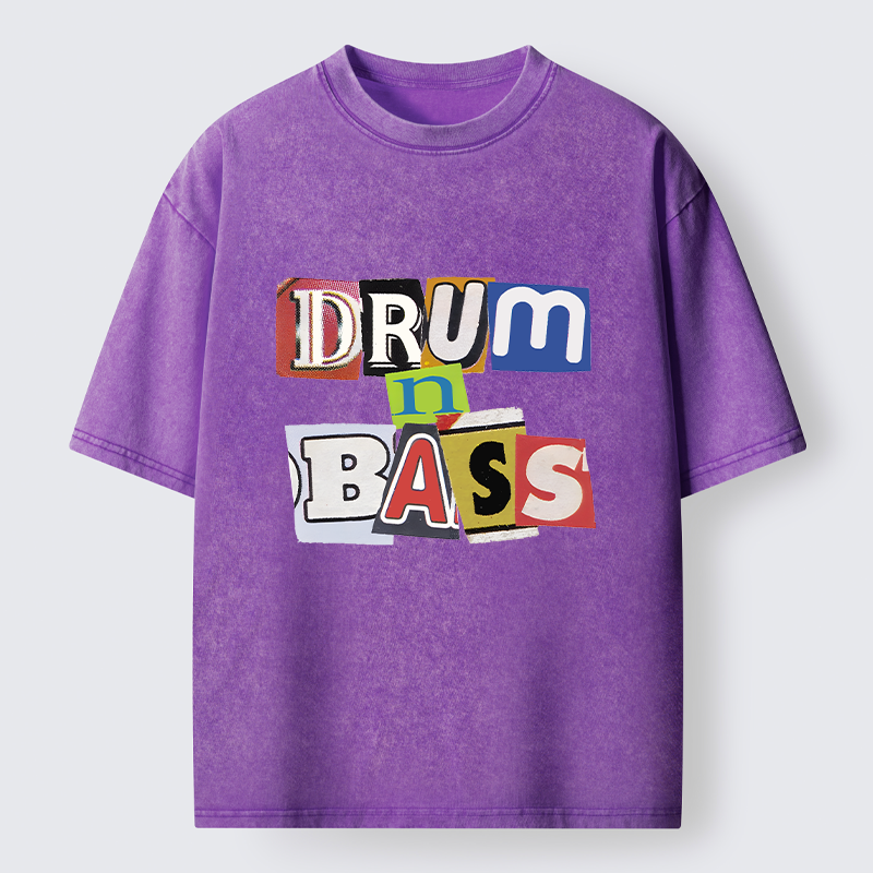 Tokyo-Tiger Drum n Bass Washed T-Shirt