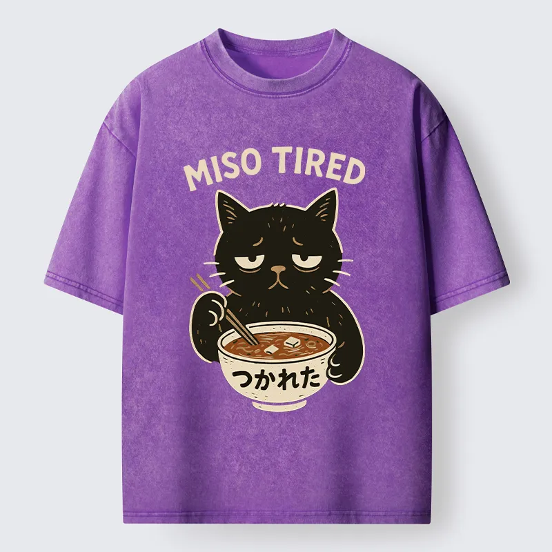 Tokyo-Tiger I’m So Tired Washed T-Shirt