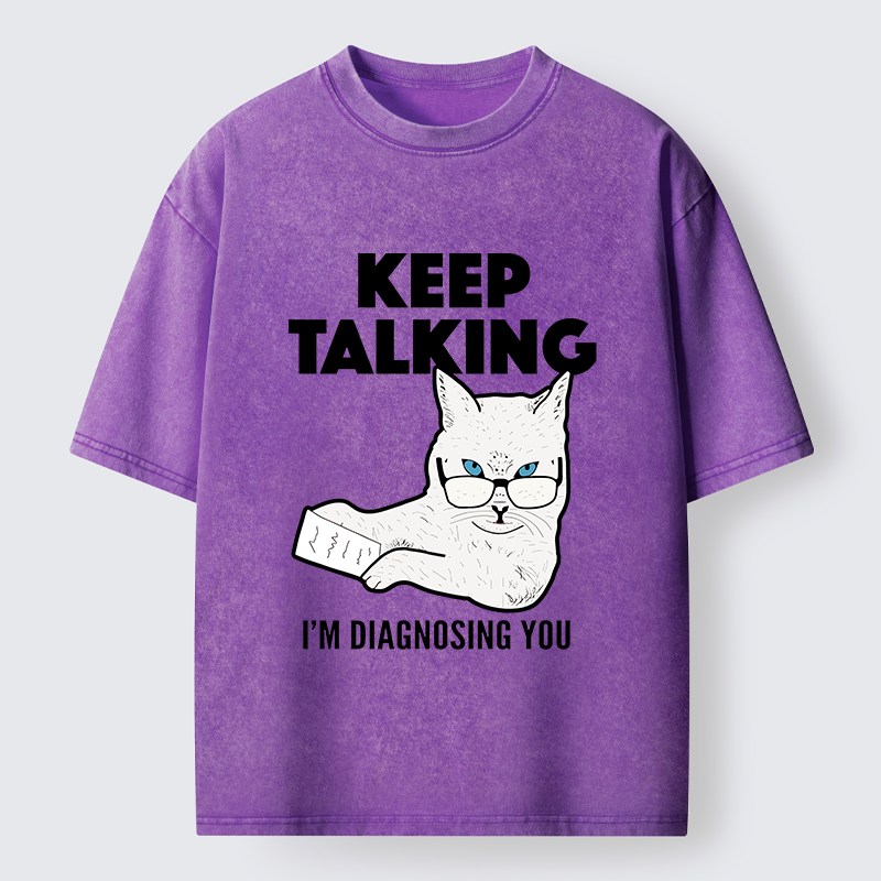 Tokyo-Tiger Diagnosing Your Problem Now Washed T-Shirt