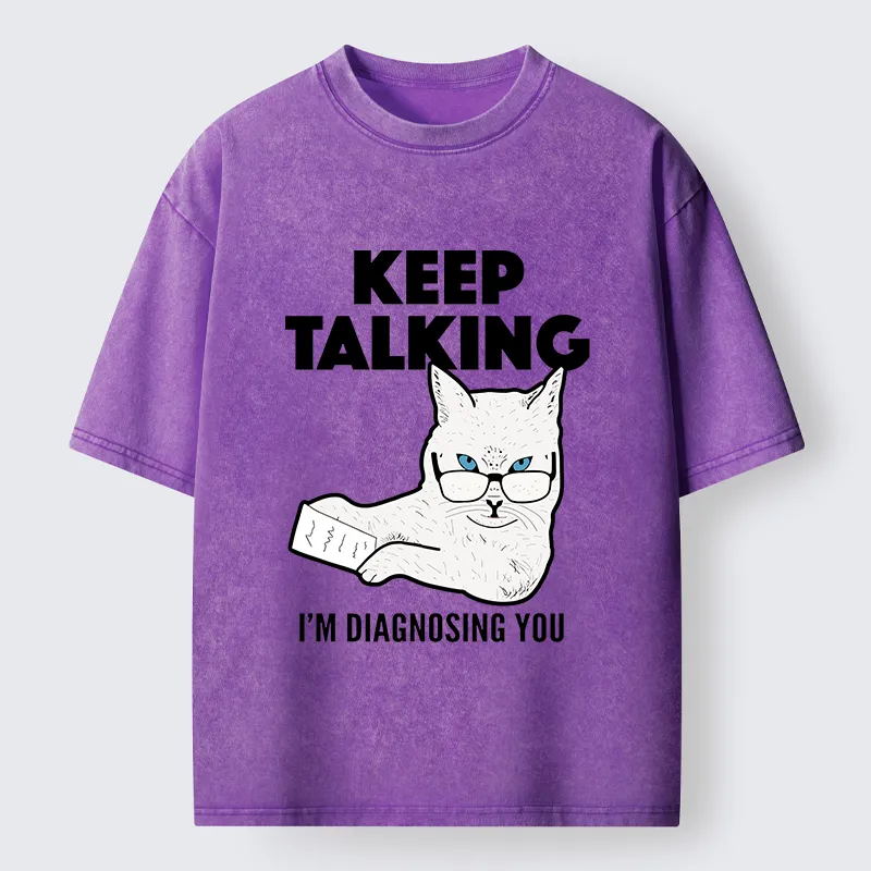 Tokyo-Tiger Diagnosing Your Problem Now Washed T-Shirt