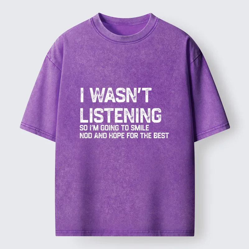 Tokyo-Tiger Indifferent To Everything Washed T-Shirt