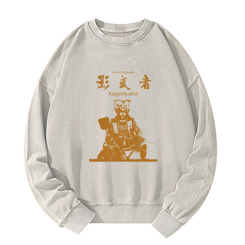 Tokyo-Tiger Japanese Shadow Samurai Washed Sweatshirt Sale