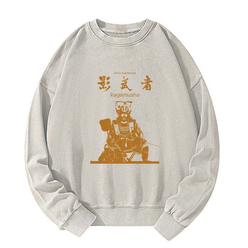 Tokyo-Tiger Japanese Shadow Samurai Washed Sweatshirt Sale