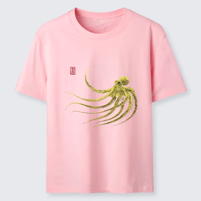 Tokyo-Tiger Retro Octopus Japanese Classic T-Shirt
