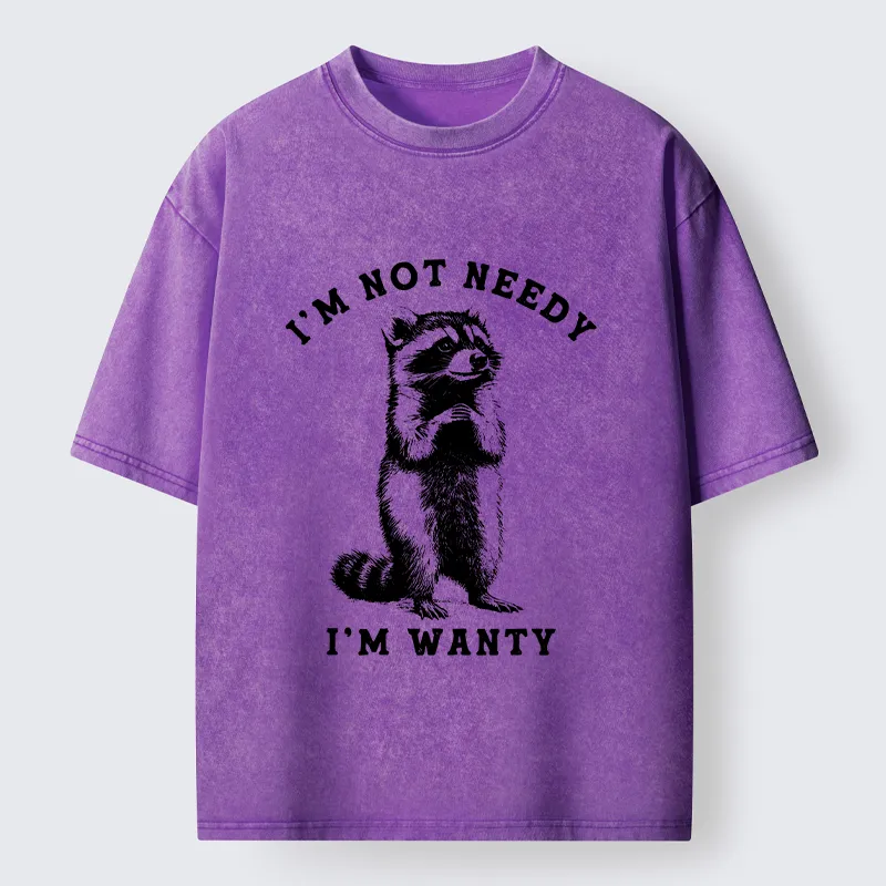 Tokyo-Tiger Raccoon's Prayer Washed T-Shirt