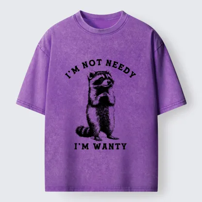 Tokyo-Tiger Raccoon's Prayer Washed T-Shirt