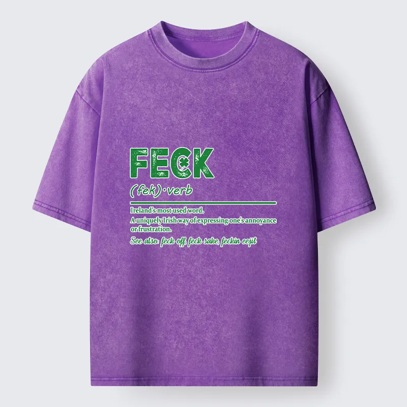 Tokyo-Tiger Saint Patrick Glossary Washed T-Shirt