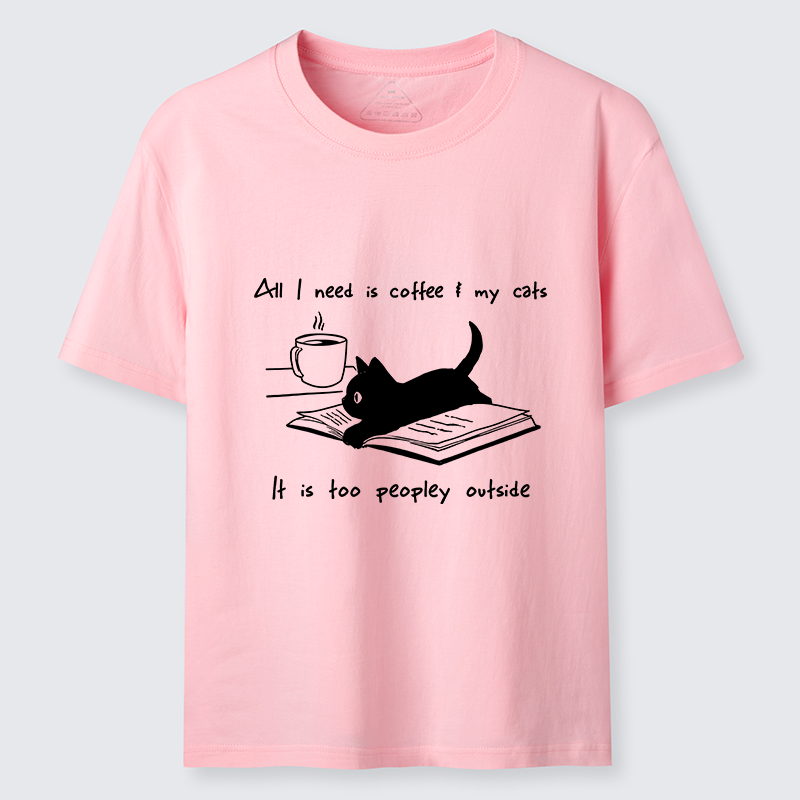 Tokyo-Tiger I Need Is Coffee And My Cat Classic T-Shirt