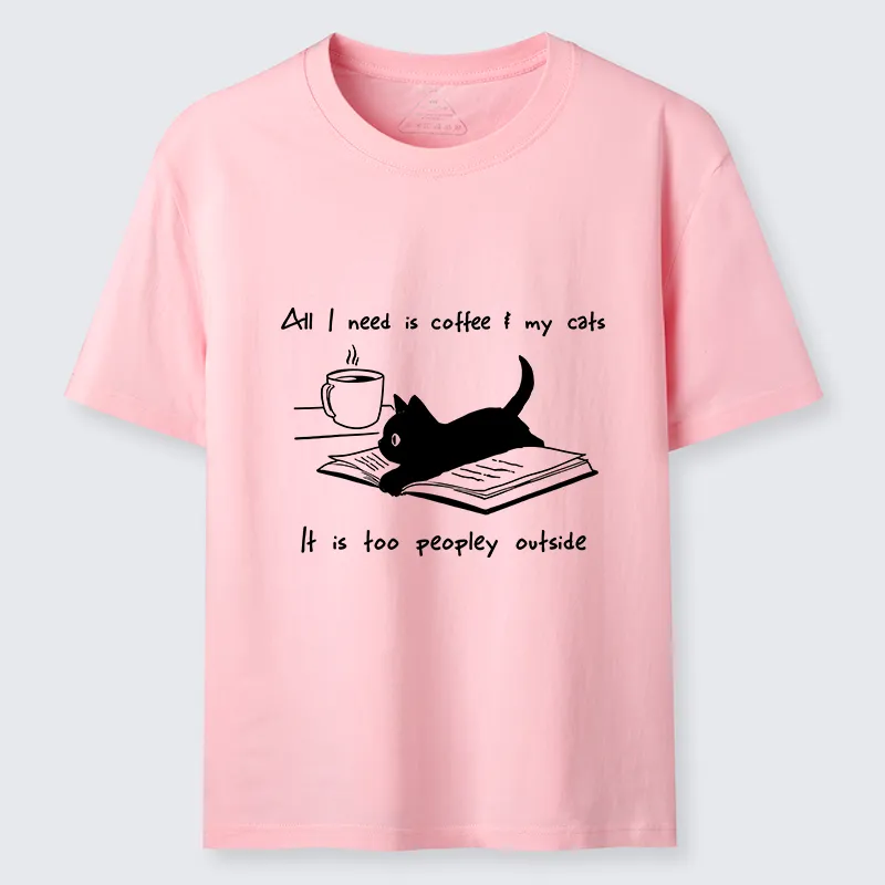 Tokyo-Tiger I Need Is Coffee And My Cat Classic T-Shirt