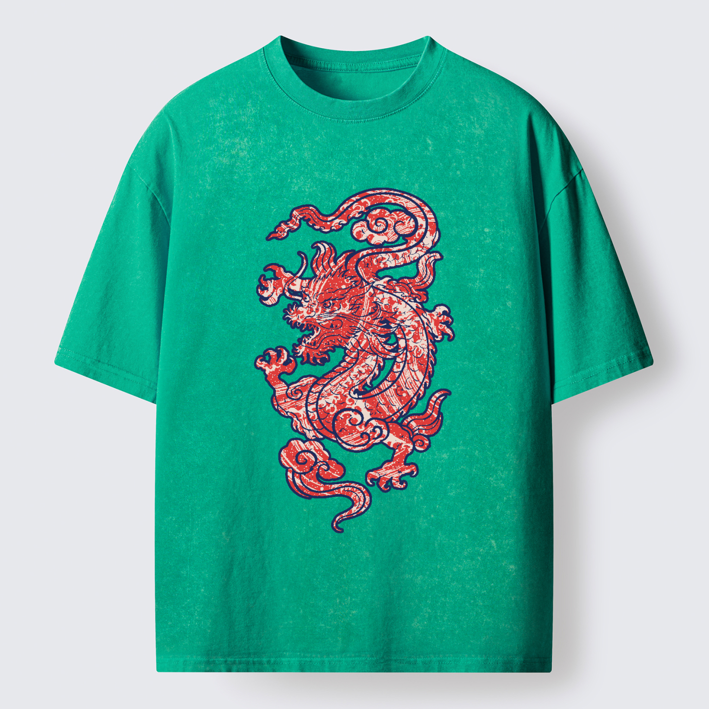 Tokyo-Tiger Crimson Dragon Washed T-Shirt