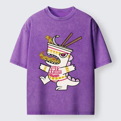 Tokyo-Tiger Ramenzilla Washed T-Shirt