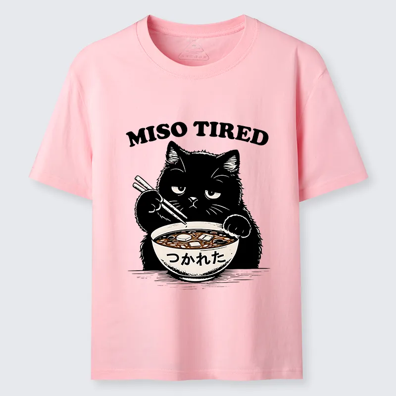 Tokyo-Tiger I Am So Tired Cat Classic T-Shirt