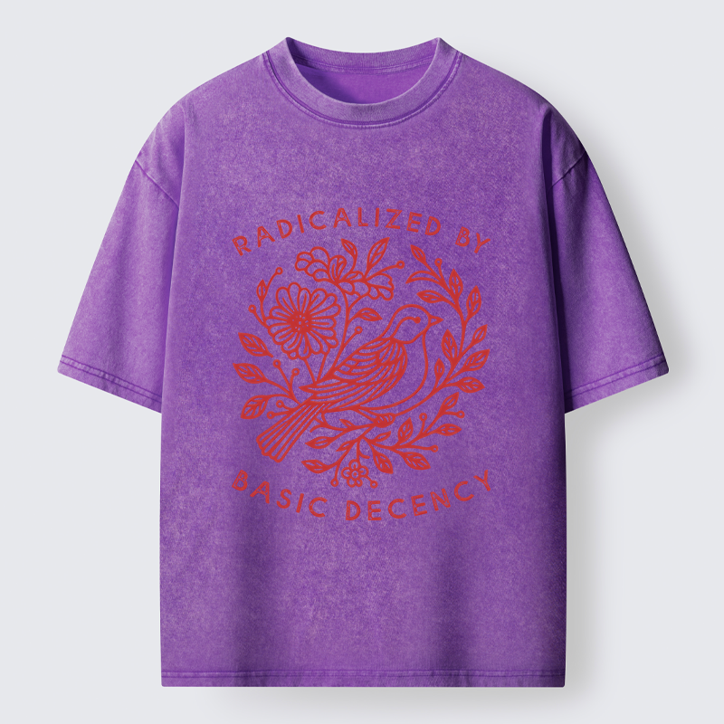 Tokyo-Tiger Pigeon That Was Moved Washed T-Shirt