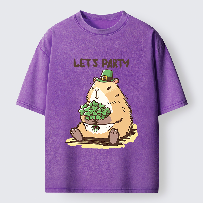 Tokyo-Tiger Mondrian's Cat Washed T-Shirt