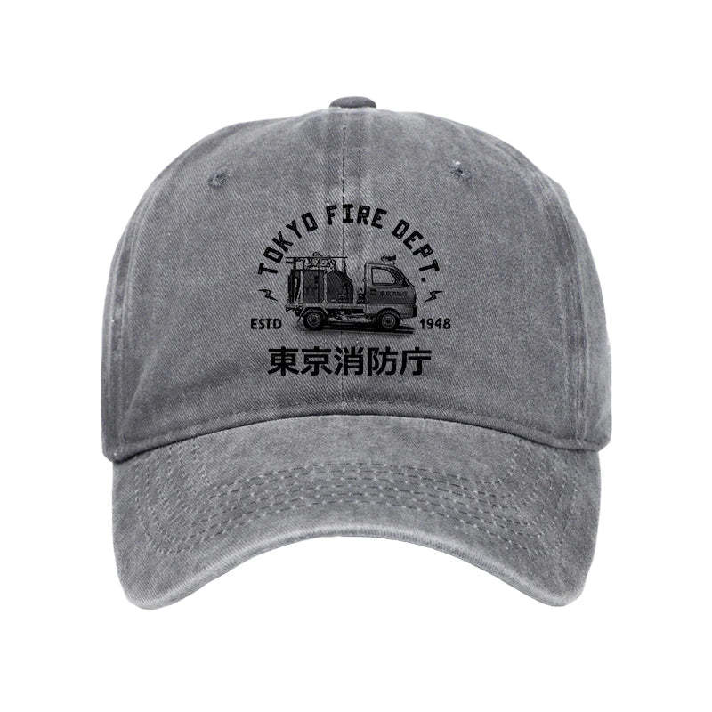 Tokyo-Tiger Tokyo Fire Dept Washed Cap
