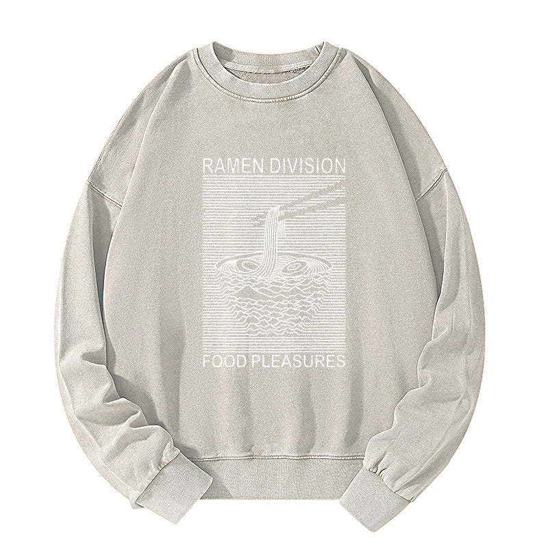 Tokyo-Tiger Ramen Division Food Pleasures Washed Sweatshirt