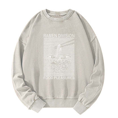 Tokyo-Tiger Ramen Division Food Pleasures Washed Sweatshirt