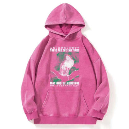 Tokyo-Tiger These Are The End Bird Washed Hoodie