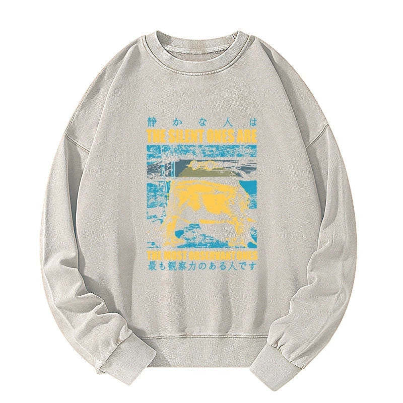 Tokyo-Tiger Silent Frog Japanese Washed Sweatshirt